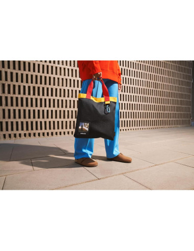 Bolsa Tote Polaroid Essentials Ripstop Personalizable - Negro