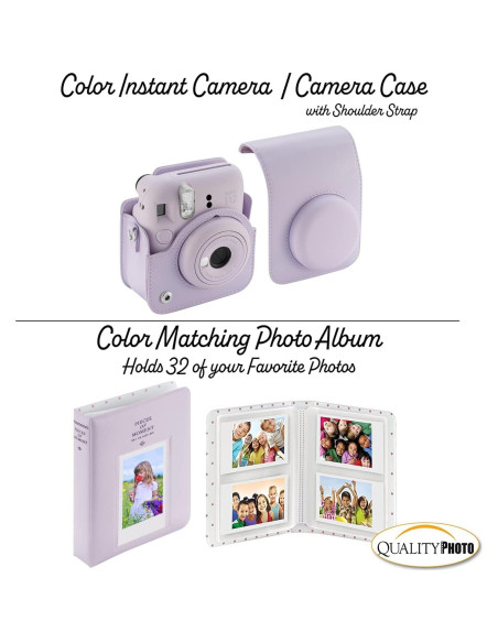 Cámara Instantánea Fujifilm Instax Mini 12 Púrpura con Accesorios Cámara Instantánea Fujifilm Instax Mini 12 Púrpura con Accesorios