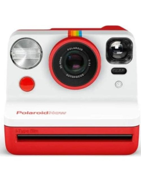 Cámara Instantánea Polaroid Originals Now i-Type Rojo + Películas Cámara Instantánea Polaroid Originals Now i-Type Rojo + Películas
