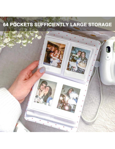 Funda de cámara CAIYOULE para Fujifilm Instax Mini, negra