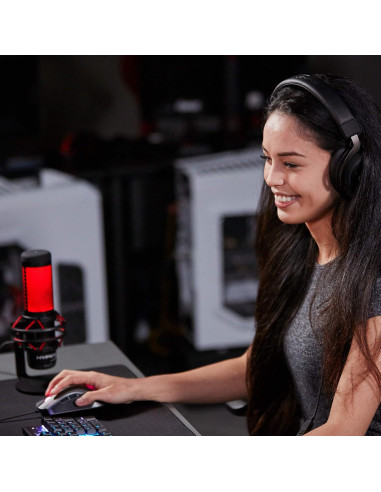 Micrófono de Condensador USB HyperX QuadCast para PC y Consolas