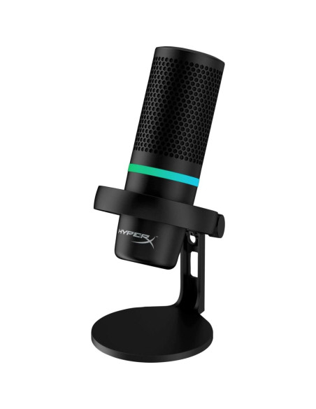 Micrófono USB HyperX DuoCast Omnidireccional RGB Negro Micrófono USB HyperX DuoCast Omnidireccional RGB Negro