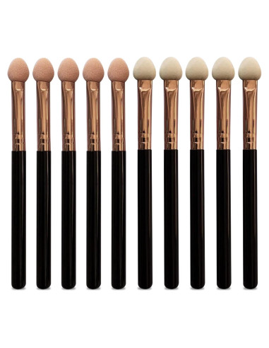 Juego de Brochas de Maquillaje UorPoto 10 Piezas Reutilizables