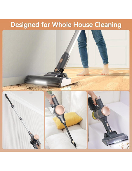 Aspiradora Inalámbrica UML0 N8 Ligera 2200mAh 40 Minutos Aspiradora Inalámbrica UML0 N8 Ligera 2200mAh 40 Minutos