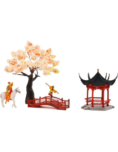 Mini Pagoda China KARESANSUI - Decoración Zen para Acuario y Jardín