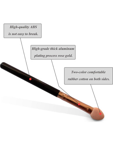 Juego de Brochas de Maquillaje UorPoto 10 Piezas Reutilizables