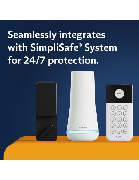 Cerradura Inteligente SimpliSafe Gen 3 Negra con Teclado Cerradura Inteligente SimpliSafe Gen 3 Negra con Teclado