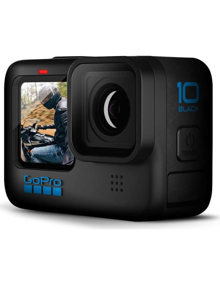 Cámara de Acción GoPro HERO10 Negra 5.3K 23MP Impermeable Cámara de Acción GoPro HERO10 Negra 5.3K 23MP Impermeable