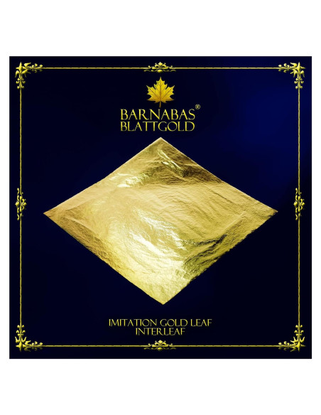 Hojas de Oro Imitación Barnabas Blattgold 100 Hojas 16 cm Hojas de Oro Imitación Barnabas Blattgold 100 Hojas 16 cm