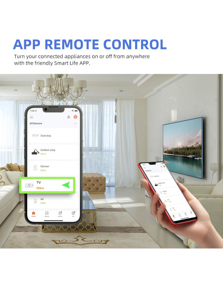 Enchufe Inteligente WiFi Junlit 15A Control por Voz Enchufe Inteligente WiFi Junlit 15A Control por Voz