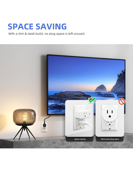 Enchufe Inteligente WiFi Junlit 15A Control por Voz Enchufe Inteligente WiFi Junlit 15A Control por Voz