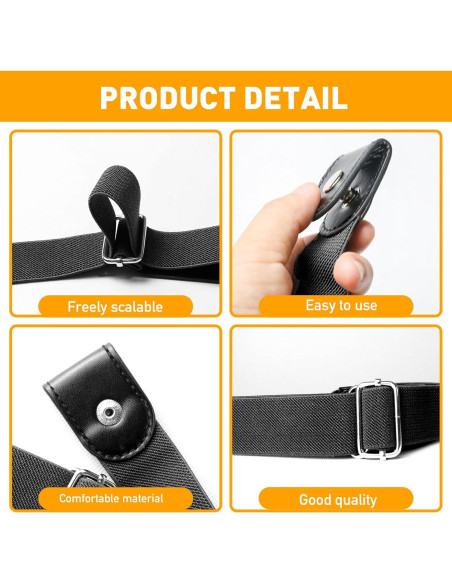Cinturón Elástico Invisible Sin Hebilla para Mujeres y Hombres - Ajustable 46-100 cm Cinturón Elástico Invisible Sin Hebilla para Mujeres y Hombres - Ajustable 46-100 cm