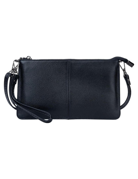 Cartera de Cuero Genuino Bveyzi para Mujeres - Clutch y Cruzado Cartera de Cuero Genuino Bveyzi para Mujeres - Clutch y Cruzado