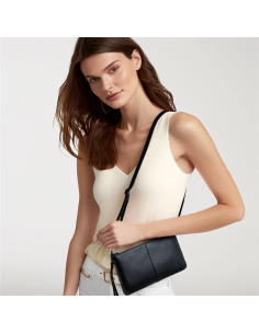 Cartera de Cuero Genuino Bveyzi para Mujeres - Clutch y Cruzado 2