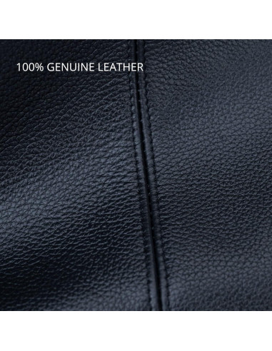 Cartera de Cuero Genuino Bveyzi para Mujeres - Clutch y Cruzado