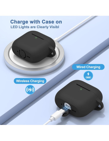 Funda de Silicona Wanme para AirPods 4 - Protección Total