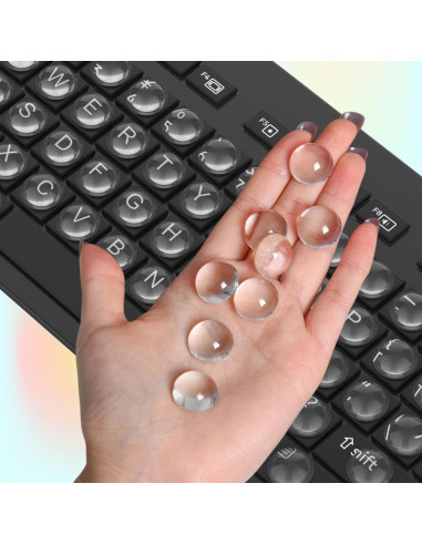 Sticker de Teclado de Vidrio CaseBuy 60 Paquete Ultra Claro