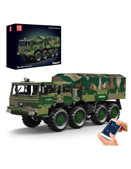 Vehículo Militar Pesado Mould King 20039 RC 4733 Piezas Vehículo Militar Pesado Mould King 20039 RC 4733 Piezas