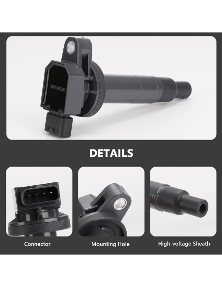 Bobina de Encendido Erovisch UF316 - Compatible Toyota y Scion Bobina de Encendido Erovisch UF316 - Compatible Toyota y Scion