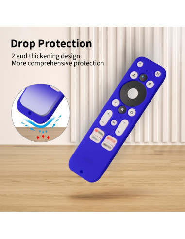 Funda de Silicona Hi Color para Control Remoto Onn TV 4K Azul