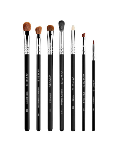 Conjunto de Brochas de Maquillaje para Ojos Sigma Beauty - 7 Piezas