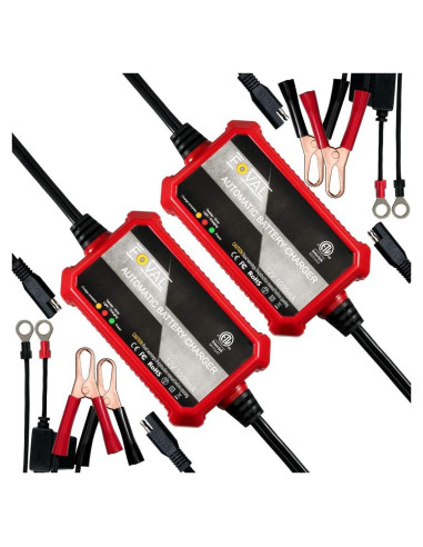 Cargador de Batería FOVAL BC-1A 12V 1A Automático