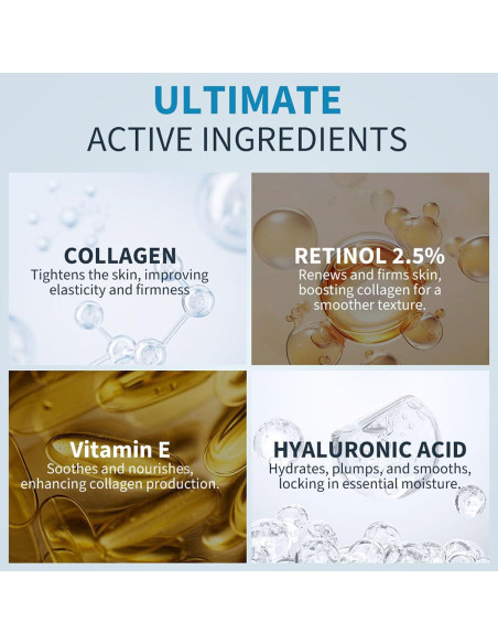 Crema Hidratante Facial AIWEI con Colágeno y Retinol 48g Crema Hidratante Facial AIWEI con Colágeno y Retinol 48g