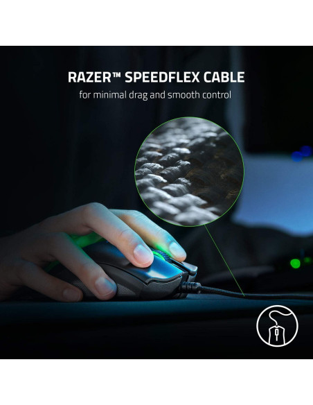 Razer DeathAdder v2 Ratón Gaming Ergonómico RGB Programable Razer DeathAdder v2 Ratón Gaming Ergonómico RGB Programable