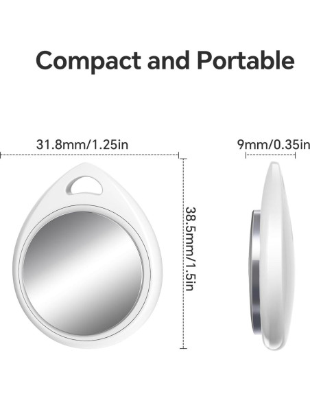 Etiqueta de Seguimiento Bluetooth BiYiQi BY-Air Tracker Blanca Etiqueta de Seguimiento Bluetooth BiYiQi BY-Air Tracker Blanca