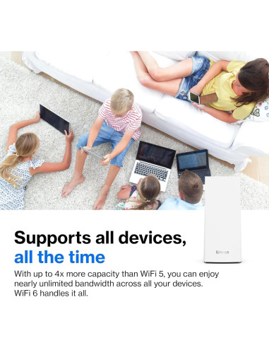 Router WiFi 6 Linksys Atlas Pro 6 AX5400 Mesh Doble Banda