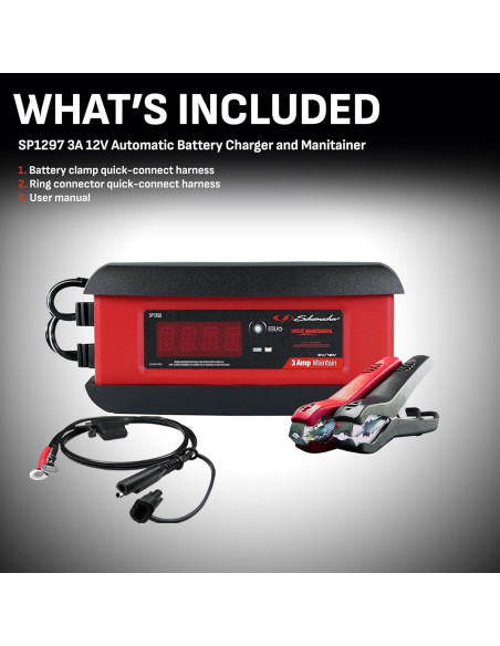 Cargador Schumacher Electric SP1297 3A 12V Automático Cargador Schumacher Electric SP1297 3A 12V Automático