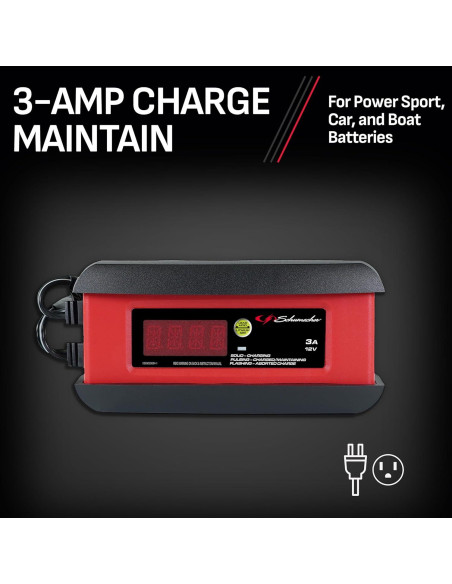 Cargador Schumacher Electric SP1297 3A 12V Automático Cargador Schumacher Electric SP1297 3A 12V Automático