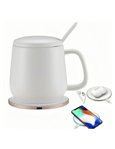 Taza Calentadora Inteligente Cetuximise 13 Oz Blanca 2025