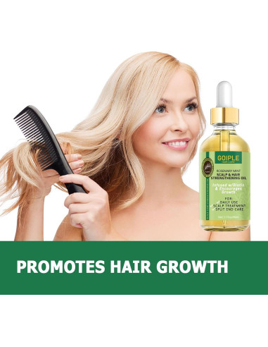 Aceite de Romero Natural WOZUTUNT 91.44 ML para Crecimiento Cabello