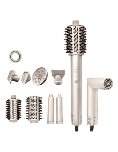 Cepillo Secador de Cabello 8 en 1 AKJ - 1500W, 110,000 RPM