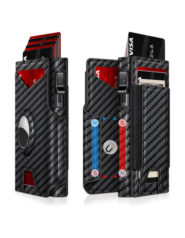 Billetera Slim Minimalista IITRRS para Hombres con Airtag y RFID