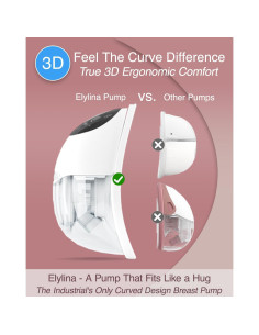 Extractor de Leche Eléctrico Elylina Portátil Curvado 3 Tamaños 2