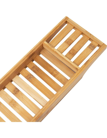 Bandeja para Bañera Mind Reader de Bambú 69.85x14.6 cm Bandeja para Bañera Mind Reader de Bambú 69.85x14.6 cm