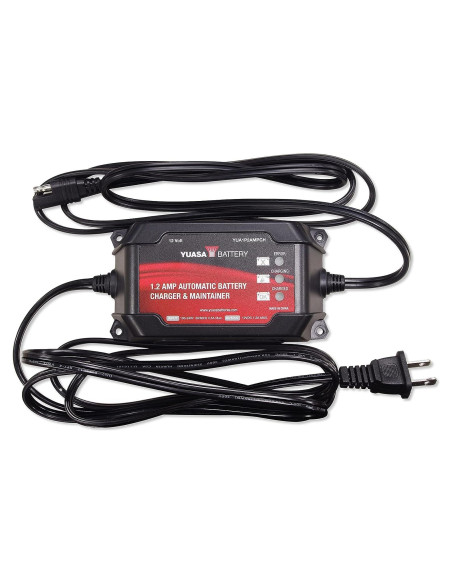 Cargador de Batería Yuasa YUA1AMPCH 12V 1A 3 Etapas Cargador de Batería Yuasa YUA1AMPCH 12V 1A 3 Etapas