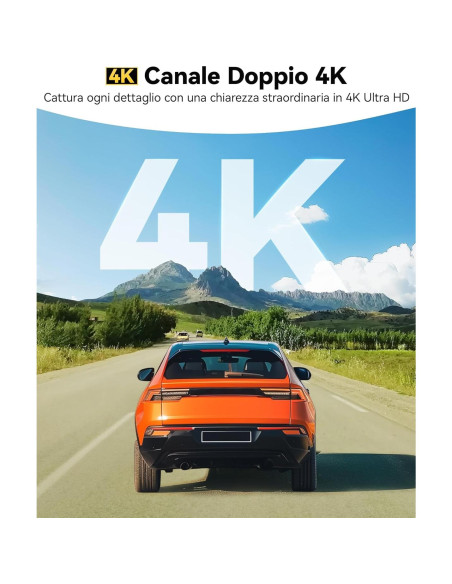 Cámara de tablero espejo WOLFBOX G850 PRO 4K con ADAS Cámara de tablero espejo WOLFBOX G850 PRO 4K con ADAS