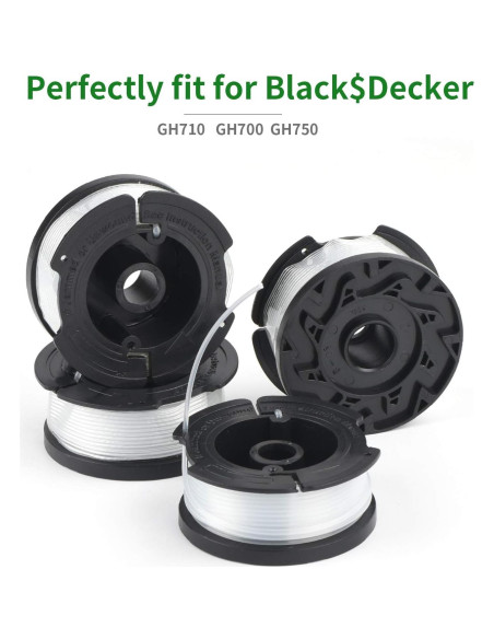 Carretes de Reemplazo YDSL para Desmalezadora Black & Decker AF-100 Carretes de Reemplazo YDSL para Desmalezadora Black & Decker AF-100