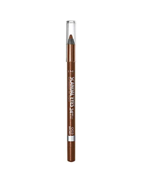 Lápiz de Ojos Gel Impermeable Rimmel London Scandaleyes Marrón 1.13g Lápiz de Ojos Gel Impermeable Rimmel London Scandaleyes Marrón 1.13g