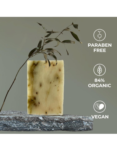 Jabón de Menta y Árbol de Té Sulina Shop - Hidratante 4 Pzas