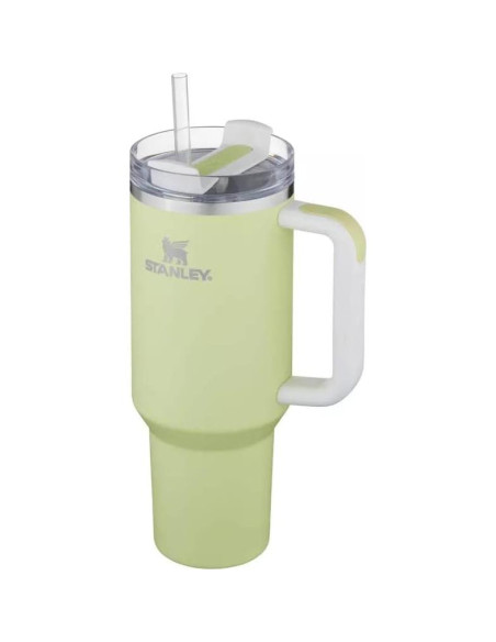 Tumbler STANLEY Quencher H2.0 1.18L Amarillo Aislado Tumbler STANLEY Quencher H2.0 1.18L Amarillo Aislado