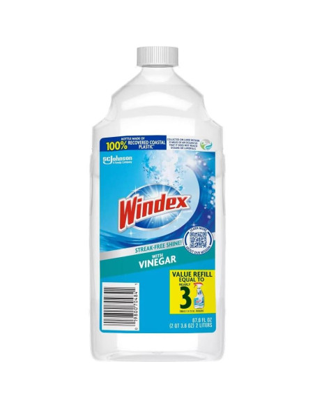 Limpiador de Vidrios Windex SC Johnson con Vinagre 3L (Pack 3) Limpiador de Vidrios Windex SC Johnson con Vinagre 3L (Pack 3)