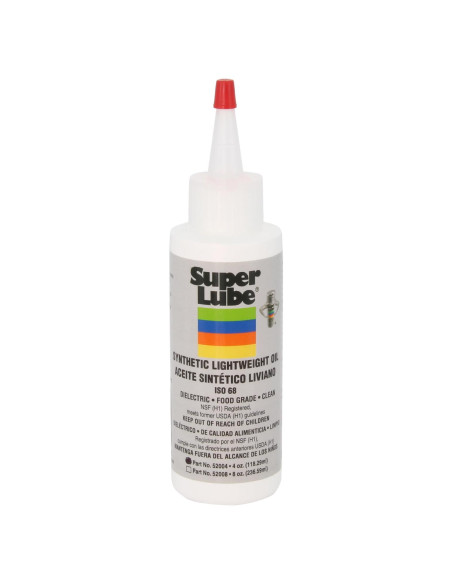 Super Lube Aceite Sintético Multiusos ISO 68 Grado Alimenticio 118ml Super Lube Aceite Sintético Multiusos ISO 68 Grado Alimenticio 118ml