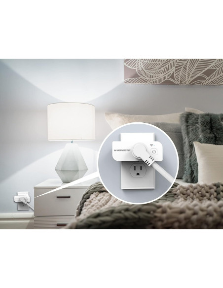 Enchufe Inteligente Monster MSPLUG WiFi Control por Voz Enchufe Inteligente Monster MSPLUG WiFi Control por Voz