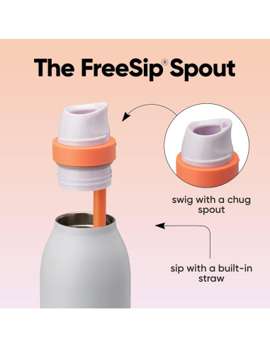 Botella de Agua Aislada Owala FreeSip Twist 24 oz Acero Inoxidable