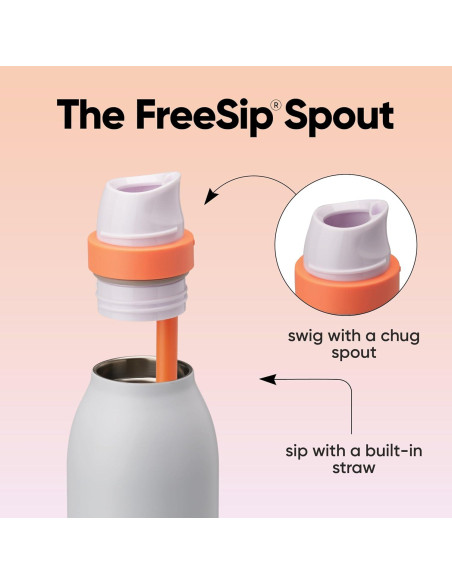 Botella de Agua Aislada Owala FreeSip Twist 24 oz Acero Inoxidable Botella de Agua Aislada Owala FreeSip Twist 24 oz Acero Inoxidable
