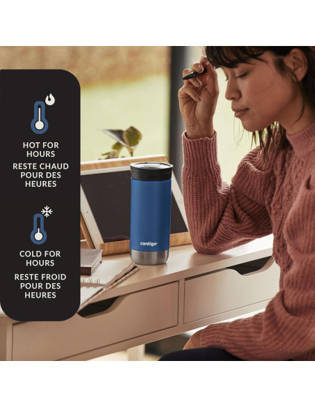 Vaso de Viaje Contigo Huron 2.0 Acero Inoxidable 473 mL Vaso de Viaje Contigo Huron 2.0 Acero Inoxidable 473 mL